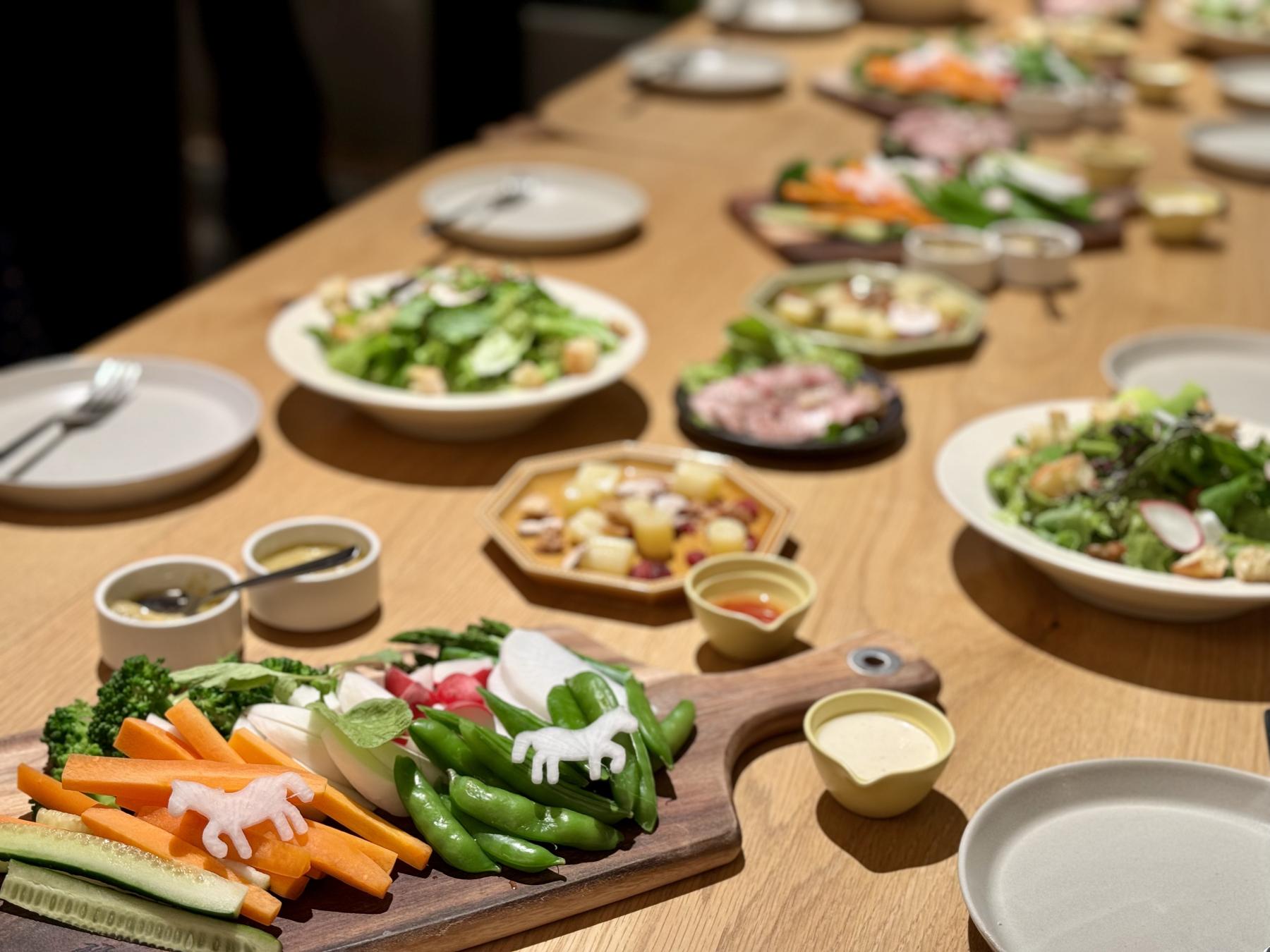 季節の BafunYasai を味わう会(秋の具だくさん豚汁と「TCC CAFE オリジナル幕の内弁当」)