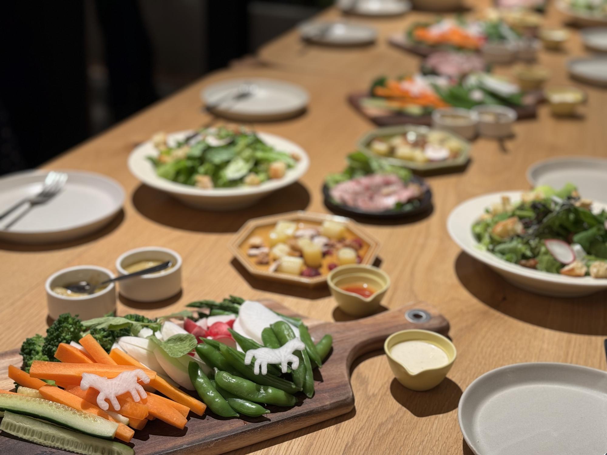 季節の BafunYasai を味わう会 (夏競馬を楽しもう!! 夏のイギリス~アフタヌーンティーとパブ料理~)